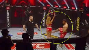 Chọc ghẹo nữ nhân viên trên võ đài, tay đấm bị cấm thi đấu vĩnh viễn