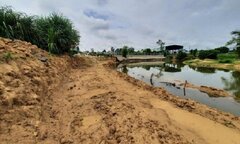 Bị phạt 80 triệu đồng vì chiếm 6.000m2 đất, doanh nghiệp xin nộp nhiều lần