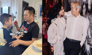 Sao Việt 25/4: Bằng Kiều chăm con ốm, Thanh Lam tình tứ bên hôn phu