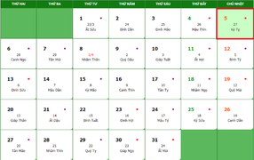 Ngày Lập hạ 2024 là ngày nào?