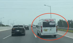 Phạt 15 triệu đồng tài xế Limousine lạng lách trên cao tốc Hà Nội - Hải Phòng