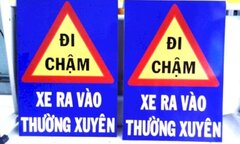 Biển báo xe ra vào thường xuyên