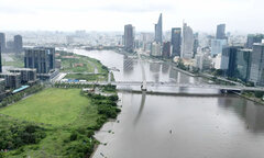 Đầu tháng 5, xâm nhập mặn vào sâu các sông ở TP.HCM đến 75km