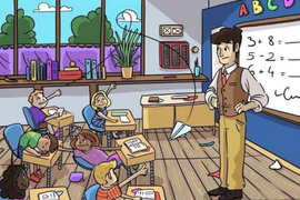 Đố bạn vượt qua thử thách: Ai là người giấu cặp kính của thầy giáo?