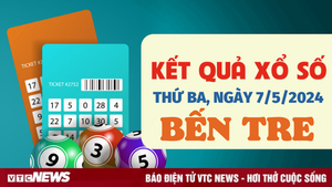 XSBTR 7/5 - Kết quả xổ số Bến Tre hôm nay 7/5/2024 - KQXSBTR 7/5