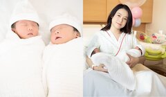 Sam công khai hình ảnh 2 con song sinh
