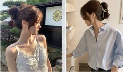 Búi tóc chuẩn Hàn tạo vẻ đẹp thanh lịch trong ngày hè