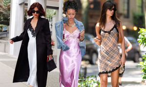 Những cách diện váy ngủ xuống phố mà vẫn sang