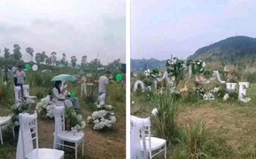 Thảm họa decor đám cưới ngoài trời khiến cô dâu khóc thét