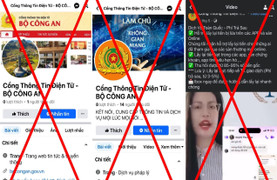 Cảnh báo thủ đoạn mạo danh Cổng thông tin điện tử Bộ Công an