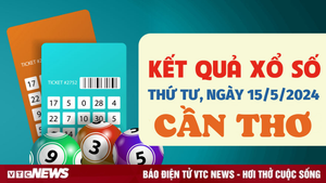 XSCT 15/5 - Kết quả xổ số Cần Thơ hôm nay 15/5/2024 - KQXSCT 15/5