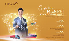 LPBank miễn 100% phí nhận, chuyển tiền cho doanh nghiệp thanh toán quốc tế