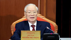 Tổng Bí thư Nguyễn Phú Trọng chủ trì Hội nghị Trung ương 9, khóa XIII