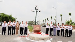 Huyện Thường Tín khởi công 3 dự án và thông xe kỹ thuật đường Nguyễn Trãi