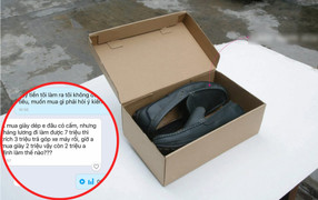 Dân mạng tranh cãi chuyện ‘lương chồng 7 triệu đồng nhưng mua giày 2 triệu’ 