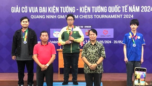 Phạm Trần Gia Phúc đạt chuẩn đại kiện tướng quốc tế