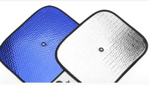 Nên hướng mặt nào của tấm che nắng ô tô ra ngoài?