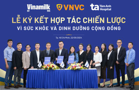 Vinamilk hợp tác chiến lược với VNVC và Bệnh Viện Đa Khoa Tâm Anh
