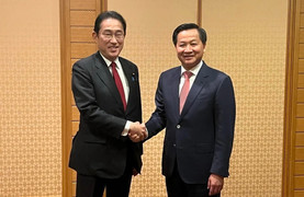 Phó Thủ tướng Lê Minh Khái tiếp các đối tác lớn Nhật Bản