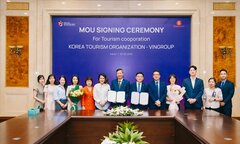 Tổng cục Du lịch Hàn Quốc và Vingroup hợp tác thúc đẩy giao lưu văn hóa, du lịch