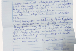 Bức thư tay xúc động bé trai 12 tuổi trở về từ 'cửa tử' gửi y bác sĩ