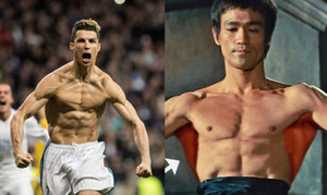 Khổ luyện theo cách khác nhau, Ronaldo và Lý Tiểu Long có chung kết quả