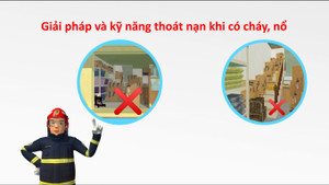 Cảnh sát PCCC hướng dẫn cách thoát nạn tại nhà ở kết hợp kinh doanh