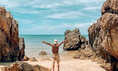 Bãi Đá Nhảy Quảng Bình, tuyệt tác thiên nhiên với đủ hình thù độc đáo