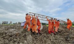 EVNHANOI huy động gần 200 nhân lực tiếp sức cho Dự án đường dây 500kV mạch 3