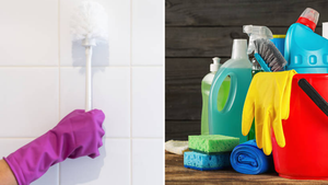 Cách siêu nhanh tẩy sạch bong nền gạch ố vàng 