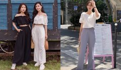 Bí quyết mặc quần ống rộng đẹp vào mùa hè