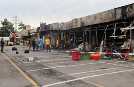 Cháy trung tâm thương mại người Việt tại Czech