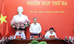 Chủ tịch nước Tô Lâm chủ trì phiên họp thứ 3 Ban chỉ đạo Tổng kết 40 năm đổi mới