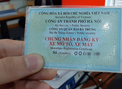 Điều khiển xe máy không có giấy đăng ký xe bị phạt bao nhiêu tiền? 