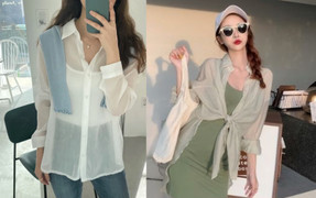 Công thức phối đồ với áo sơ mi voan mỏng cho ngày hè