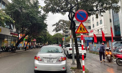 Xe ô tô đỗ ở nơi có biển cấm bị phạt bao nhiêu tiền?