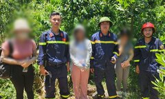 Tìm thấy 3 nữ sinh viên đi lạc trên núi Hòn Vượn tại Huế