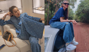Học lỏm siêu mẫu Thanh Hằng công thức diện đồ denim dành cho quý cô trên 40 tuổi