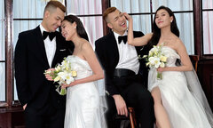 Lộ ảnh cưới lãng mạn của Mỹ Đình và Nam trong 'Trạm cứu hộ trái tim'