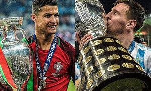 Ronaldo đá 6 kỳ EURO có hơn Messi ở Copa America?
