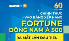 Bảo Việt lần đầu tiên được xếp hạng trong Fortune Đông Nam Á 500