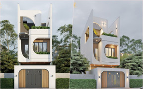 Tư vấn xây nhà 3 tầng 4x18m2 đẹp như mơ