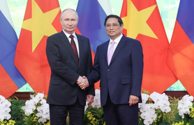 Tổng thống Putin ủng hộ đề nghị của Việt Nam sớm triển khai một số dự án lớn