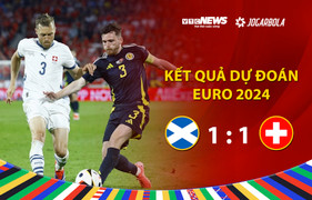 Kết quả Dự đoán EURO 2024 nhận quà VTC News: Scotland - Thụy Sỹ