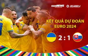 Kết quả Dự đoán EURO 2024 nhận quà VTC News: Ukraine vs Slovakia