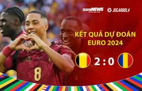 Kết quả Dự đoán EURO 2024 nhận quà VTC News: Bỉ vs Romania