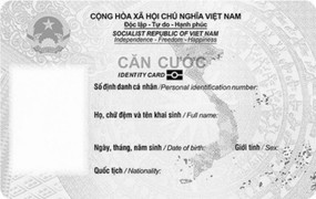 Mẫu thẻ căn cước áp dụng từ 1/7