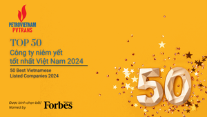 PVTrans 'Top 50 Công ty niêm yết tốt nhất Việt Nam năm 2024'