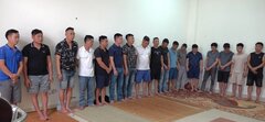 Công an Nghệ An triệt phá đường dây đánh bạc trong rừng 