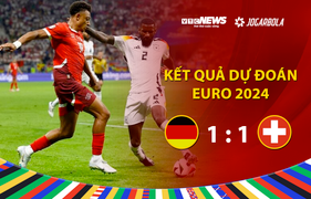Kết quả Dự đoán EURO 2024 nhận quà VTC News: Thụy Sĩ - Đức